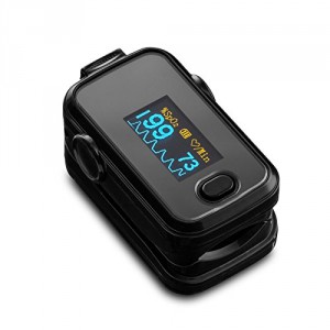 Finger Pulse Oximeter SPO2 puls puls med OLED sk&auml;rm