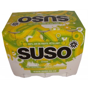 Pack de 6 SUSO - 100% jugo espumoso, sin aditivos